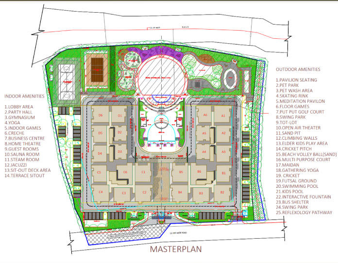 Ankura Meridian Whitefield  floor plan layout